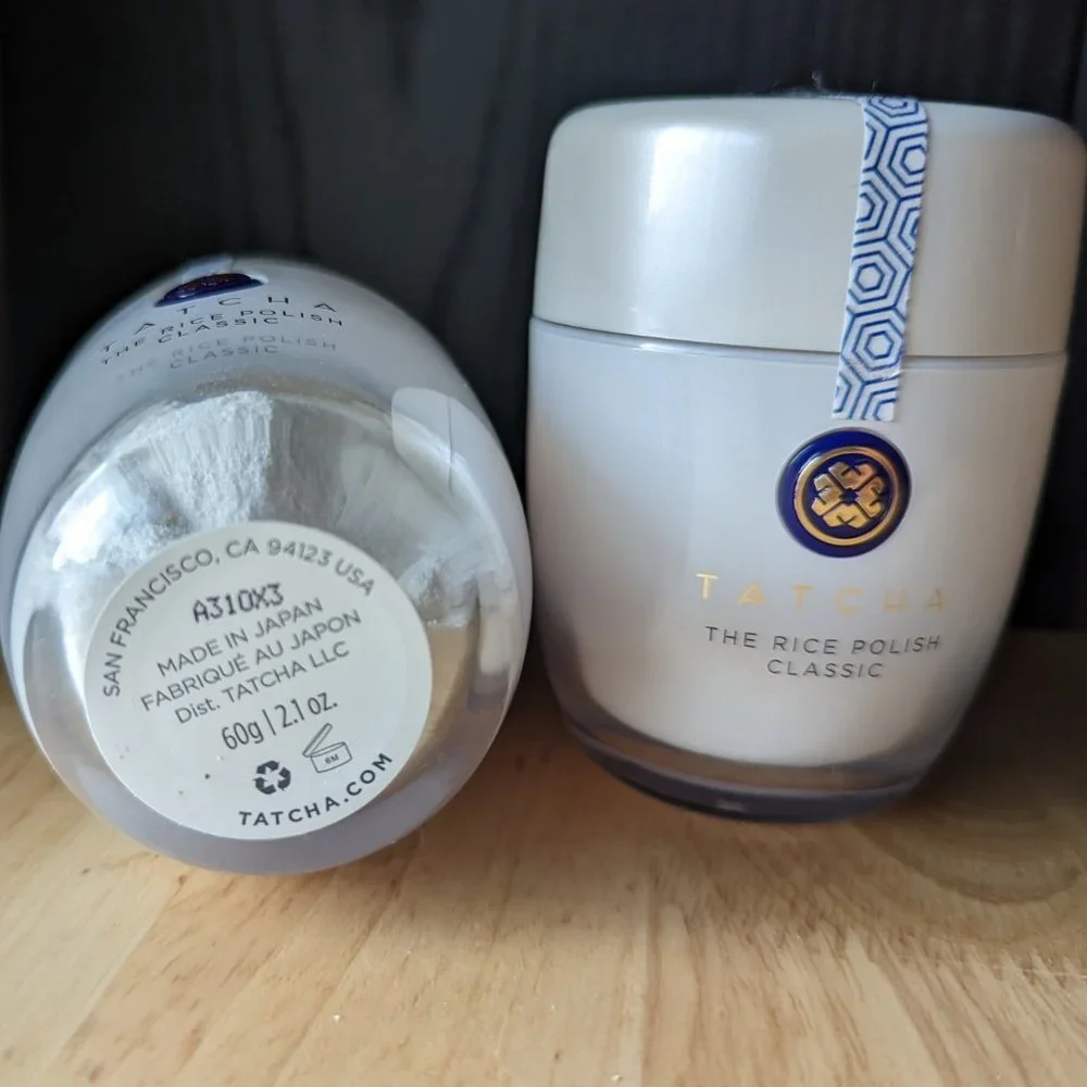 NEW - Two (2) Tatcha Rice Polish Classic - NIB - Sealed